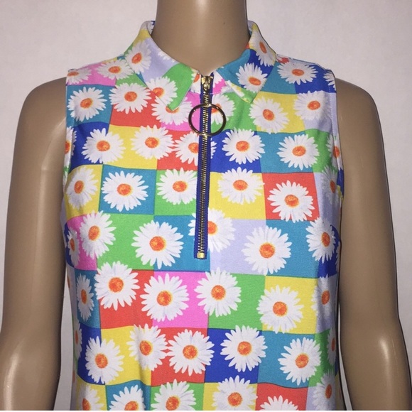 IVY LANE Petite Daisy Quarter Zip Shift Dress - Picture 5 of 7